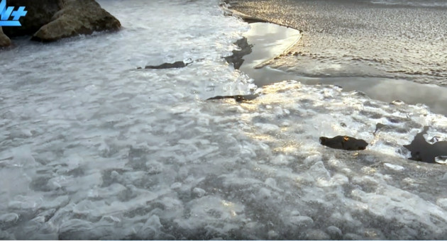 Опасный лед в Карелии