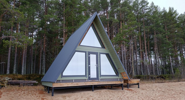 Берег озера около Шелтозера 