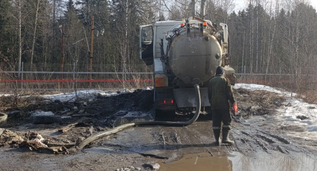 Незаконный слив ЖБО