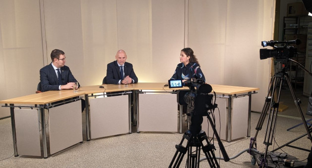 Воронов и Чивин в студии