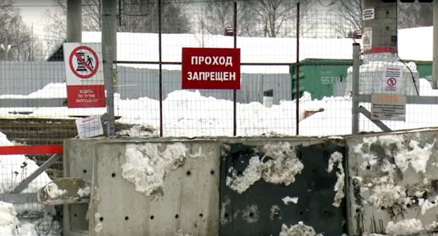 ЖД переход закрыли в Петрозаводске