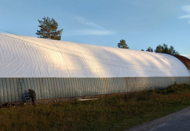 Ангар в Пяозеро