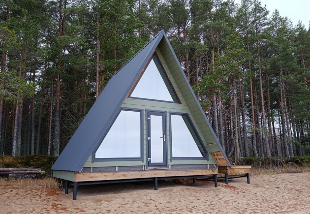 Берег озера около Шелтозера 