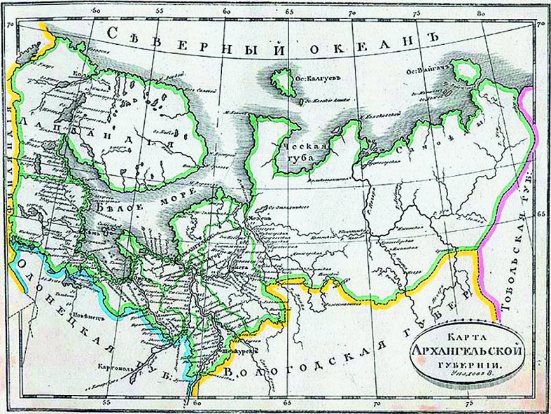 Губернии петра 1 карта