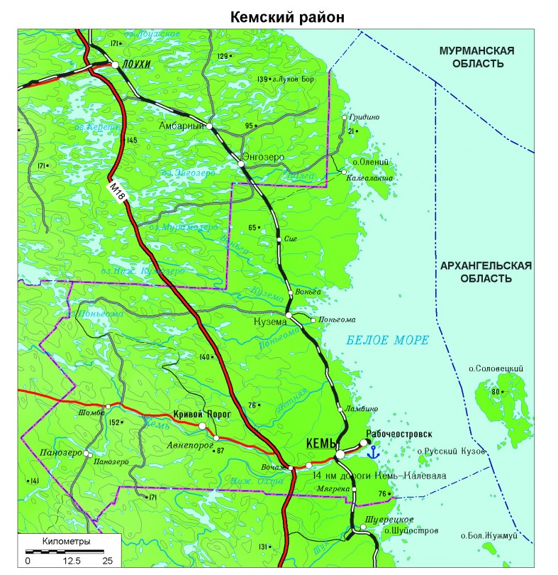 Карта электросети карелии