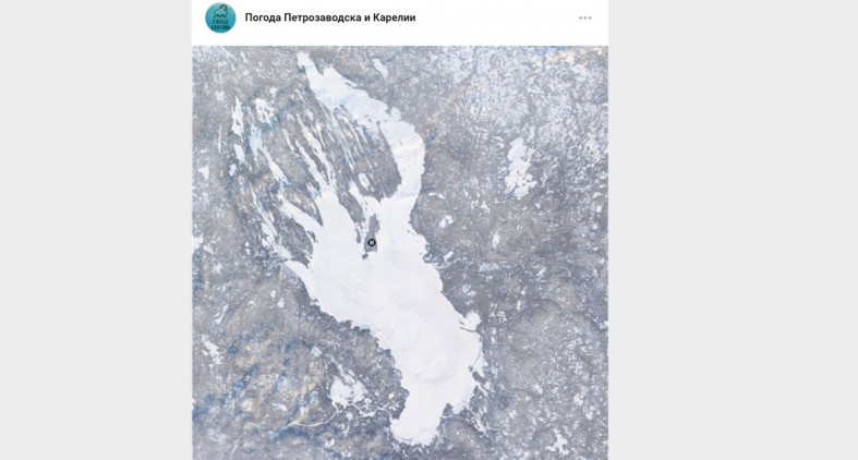 Онего во льду