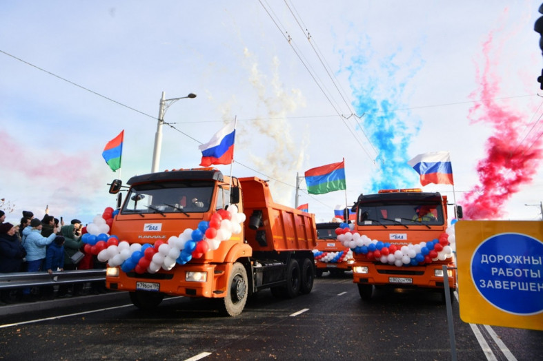 движение открыли по мосту