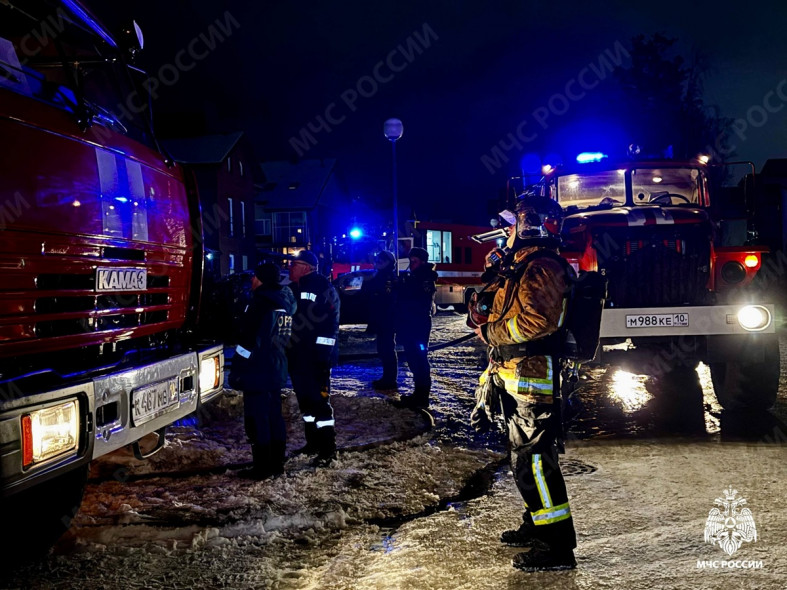 МЧС тушат