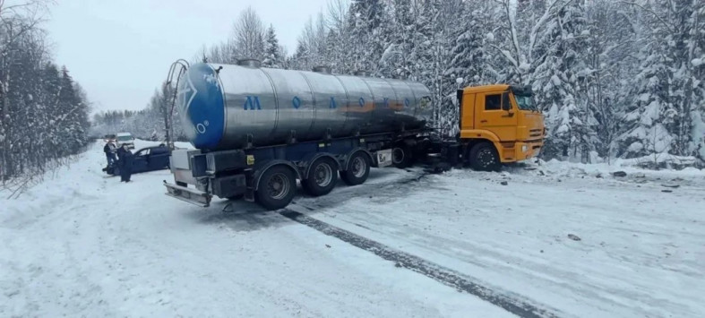 авария с молоковозом