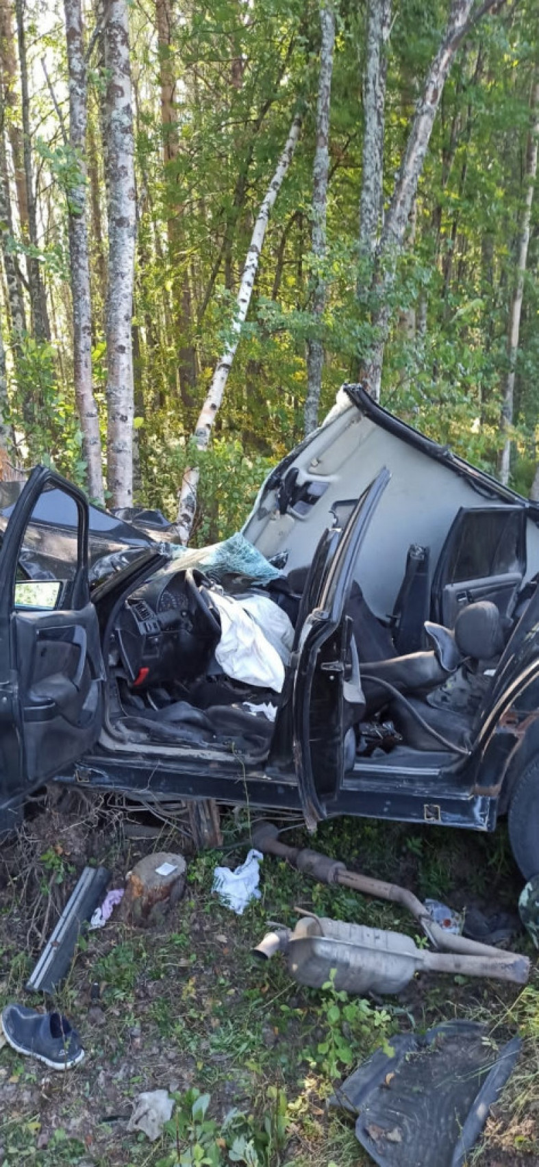 Человека вырезали из расплющенного автомобиля в Карелии | Петрозаводск  ГОВОРИТ | Газета 