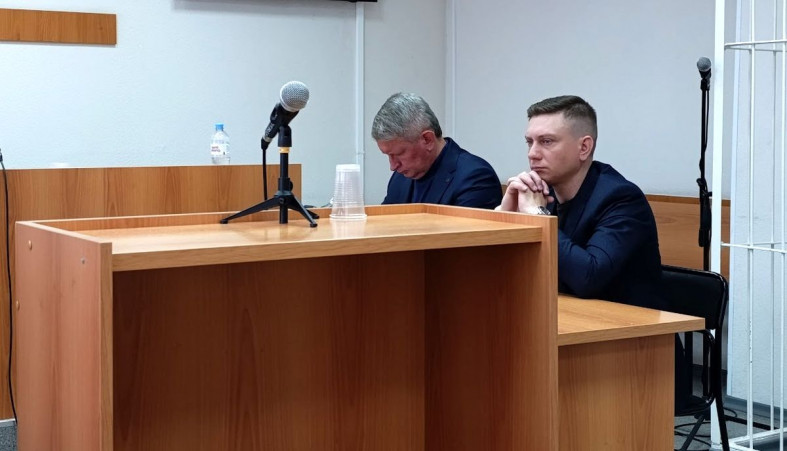 Артем Красулин и его адвокат
