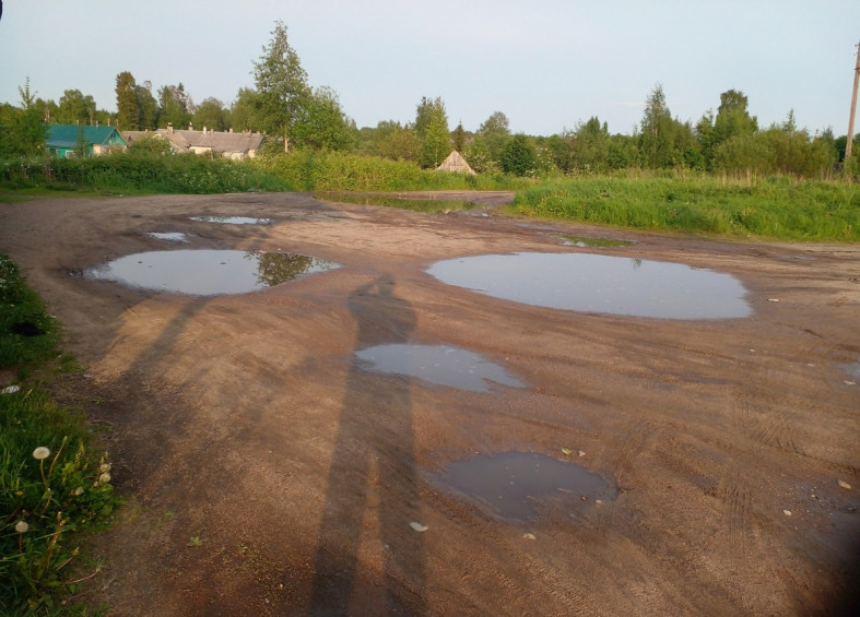 лужи на дороге