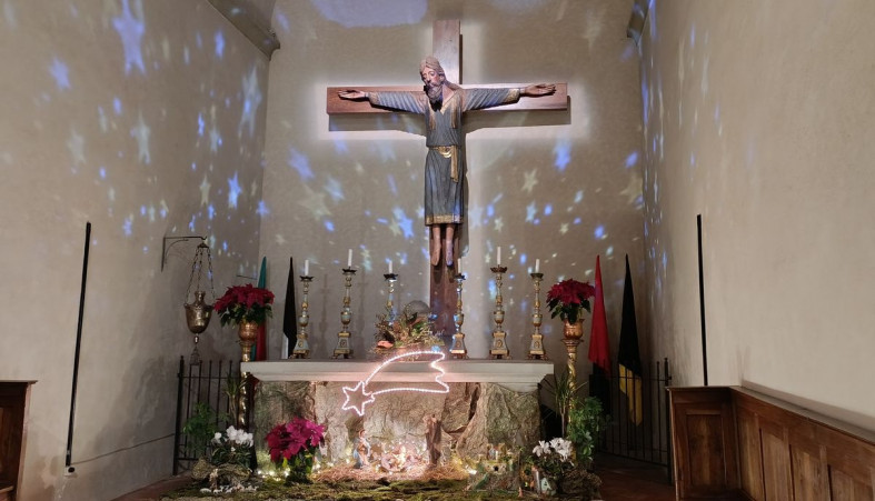 Древняя скульптура Христа