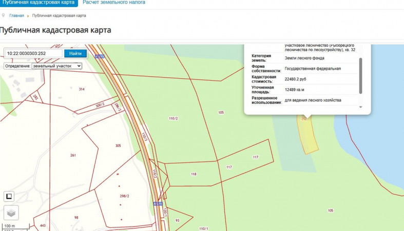 Карта участков