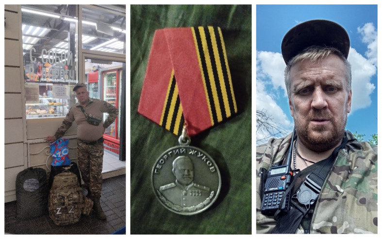 Коллаж. Боец Денис Спельман