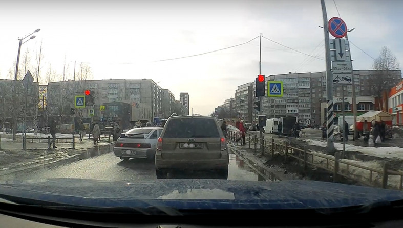 наглый водитель