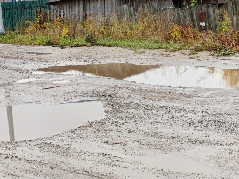 Лужи, ямы, грязь