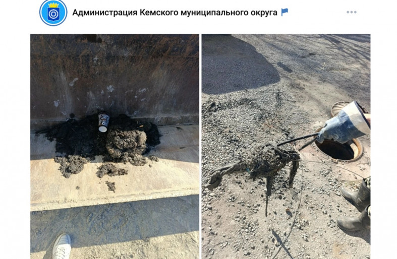 мусор в туалет