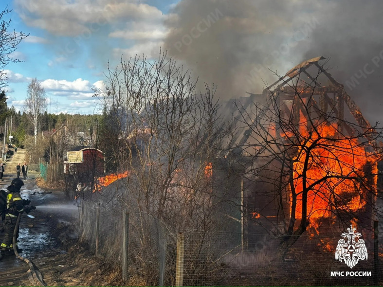 серьезный пожар в Орзеге