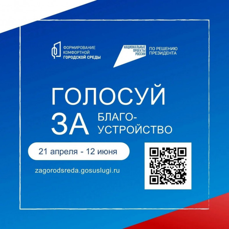 плакат с призывом голосовать за объекты