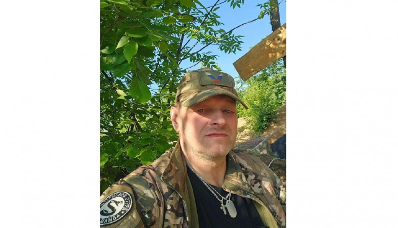 Погибший боец Лузгин