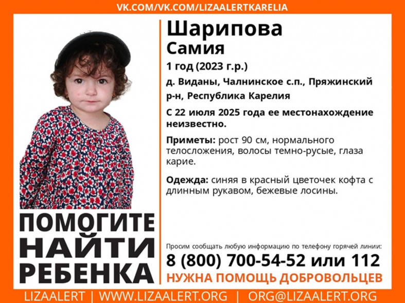 пропавший ребенок
