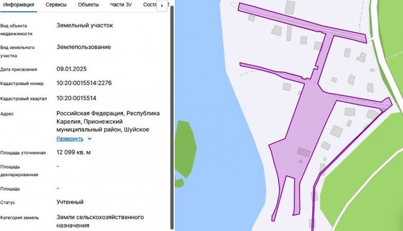 Земельный участок Рокотянского