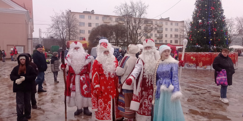 Деды Морозы на Играх в Олонце