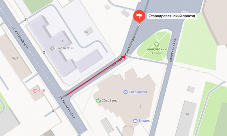схема движения