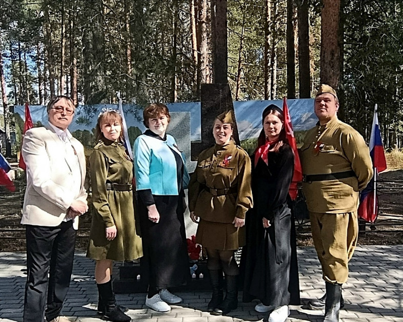 Участники Дня Победы в Сяпсе
