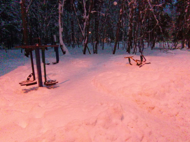 тренажеры в парке