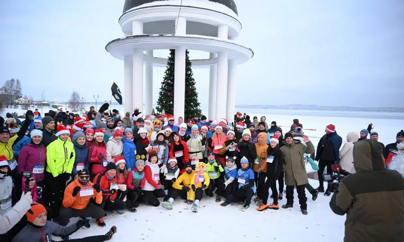 Общее фото участников забега