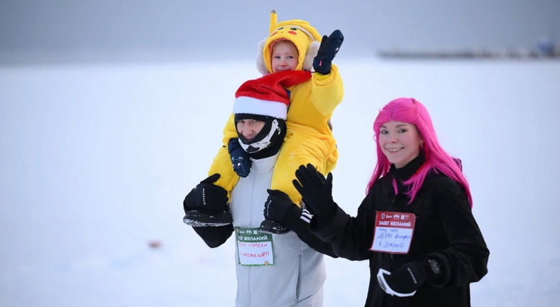 Участники "Забега желаний" в Петрозаводске