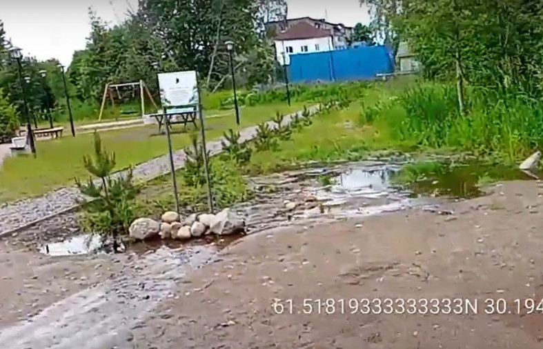 сад памяти в воде
