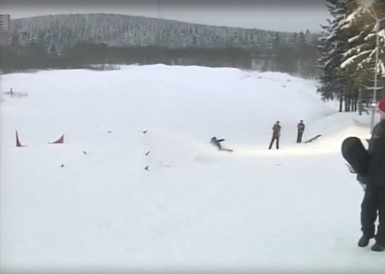 снежный склон