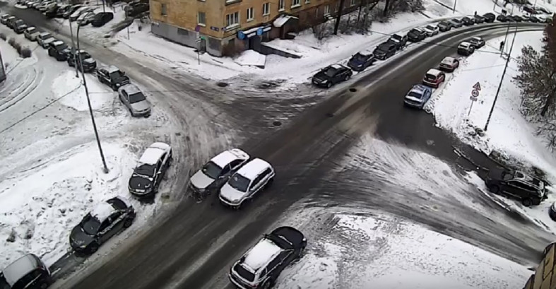 авария на перекрестке