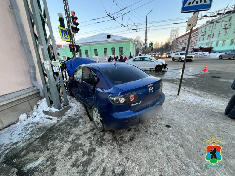 место аварии