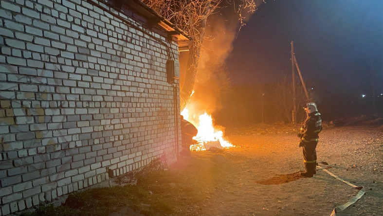 Пожар в Кеми