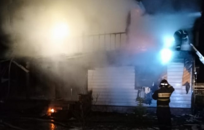 Пожар в Лахденпохье