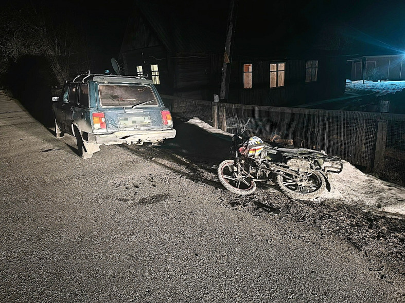 Разбитый мопед Разбитый мопед