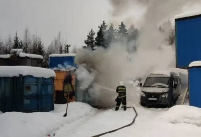 Пожар в Чалне