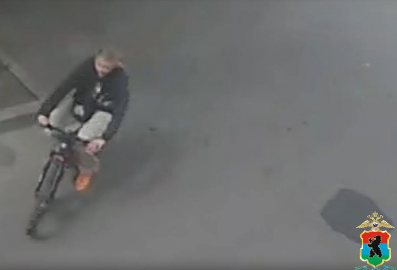 человек на велике