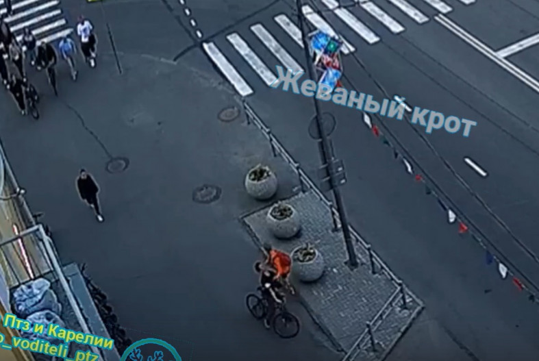 ДТП на тротуаре