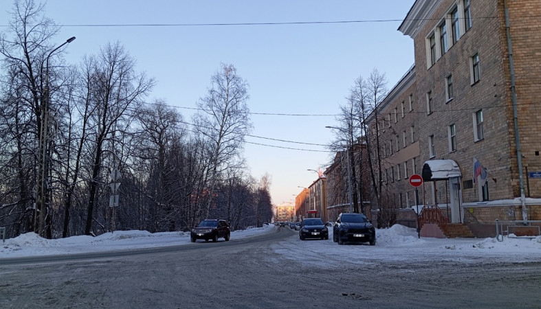 зимняя улица