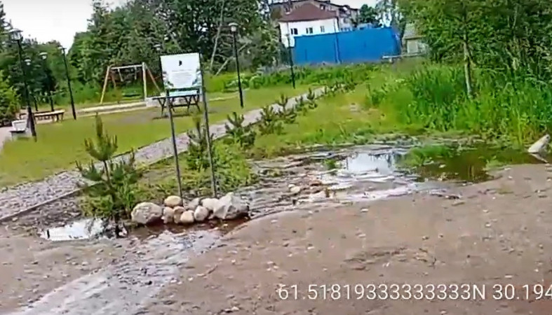 сад памяти в воде
