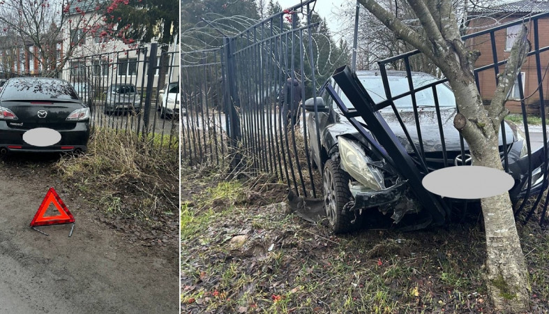 ДТП с забором