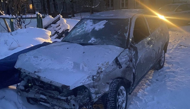 ДТП с капотом