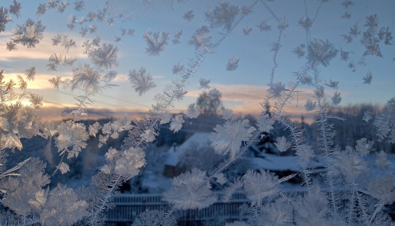 морозный узор морозный узор