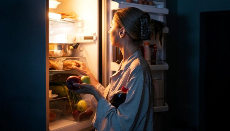 еда в холодильнике