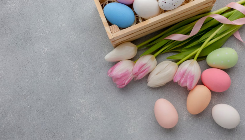 крашеные яйца